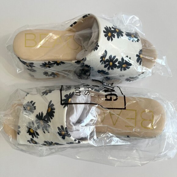 Floral Platform Women's Shoes - Picture 3 of 15